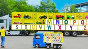 ماشین بازی کودکانه - ماشین اسباب بازی بیل مکانیکی - ماشین اتوبوس آتش نشانی