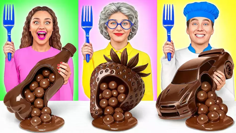 چالش‌های غذایی: خوراکی های شکلاتی غول پیکر جذاب