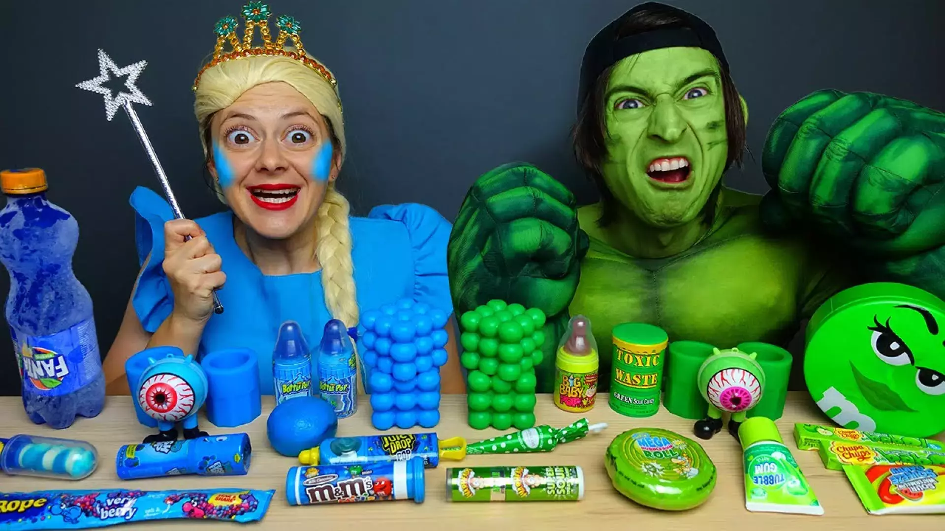 چالش غذایی موکاچو با هالک و فروزن خنده دار جدید اسمرفود