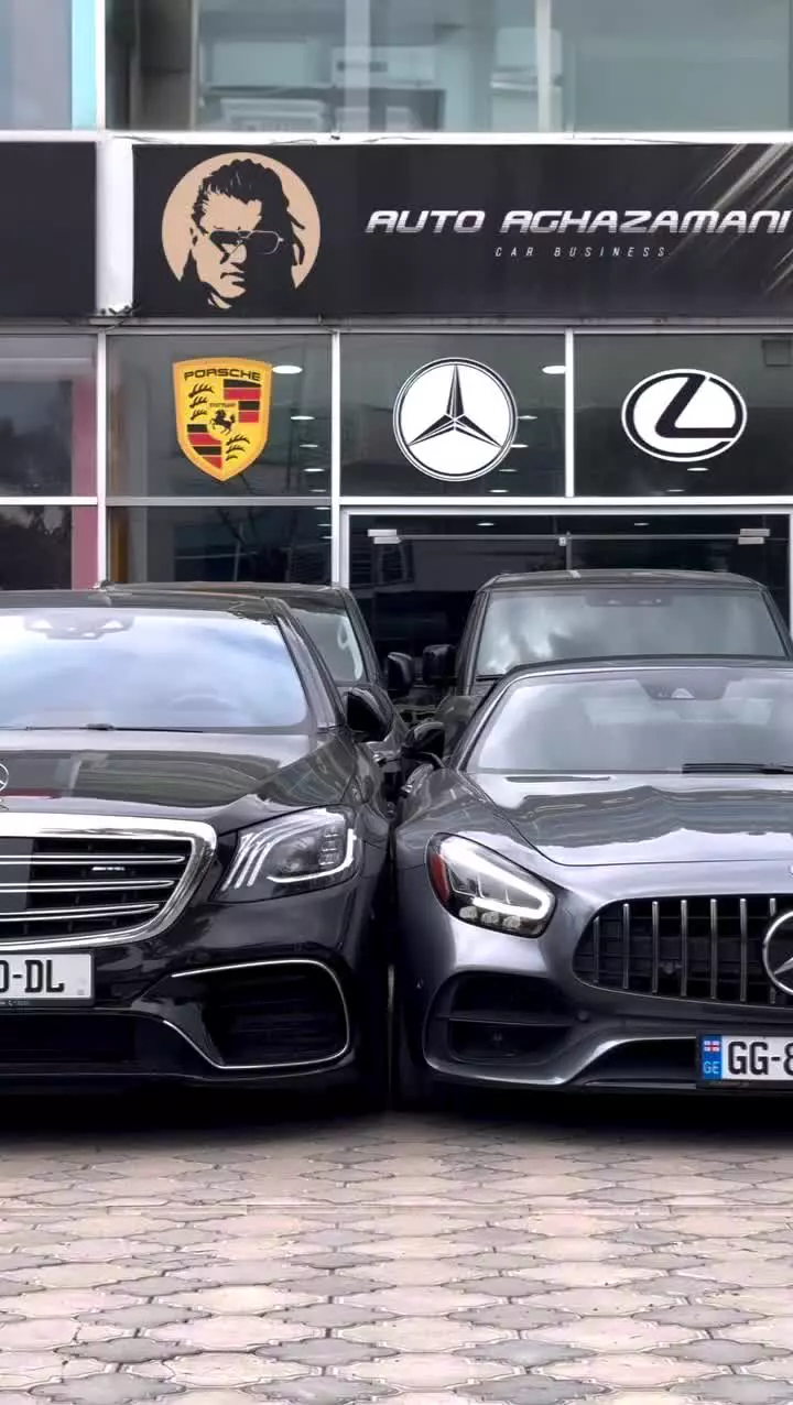 پارک کردن بسیار زیبا مرسدس بنز