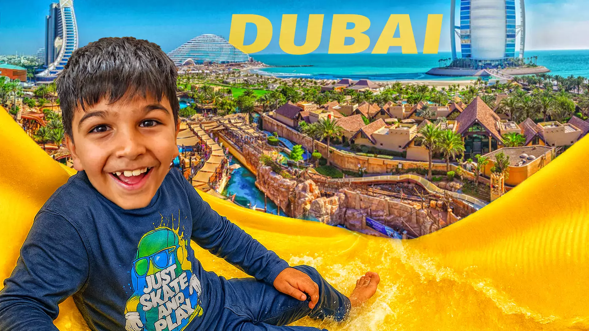 یک روز در پارک آبی دبی با ماچارتا