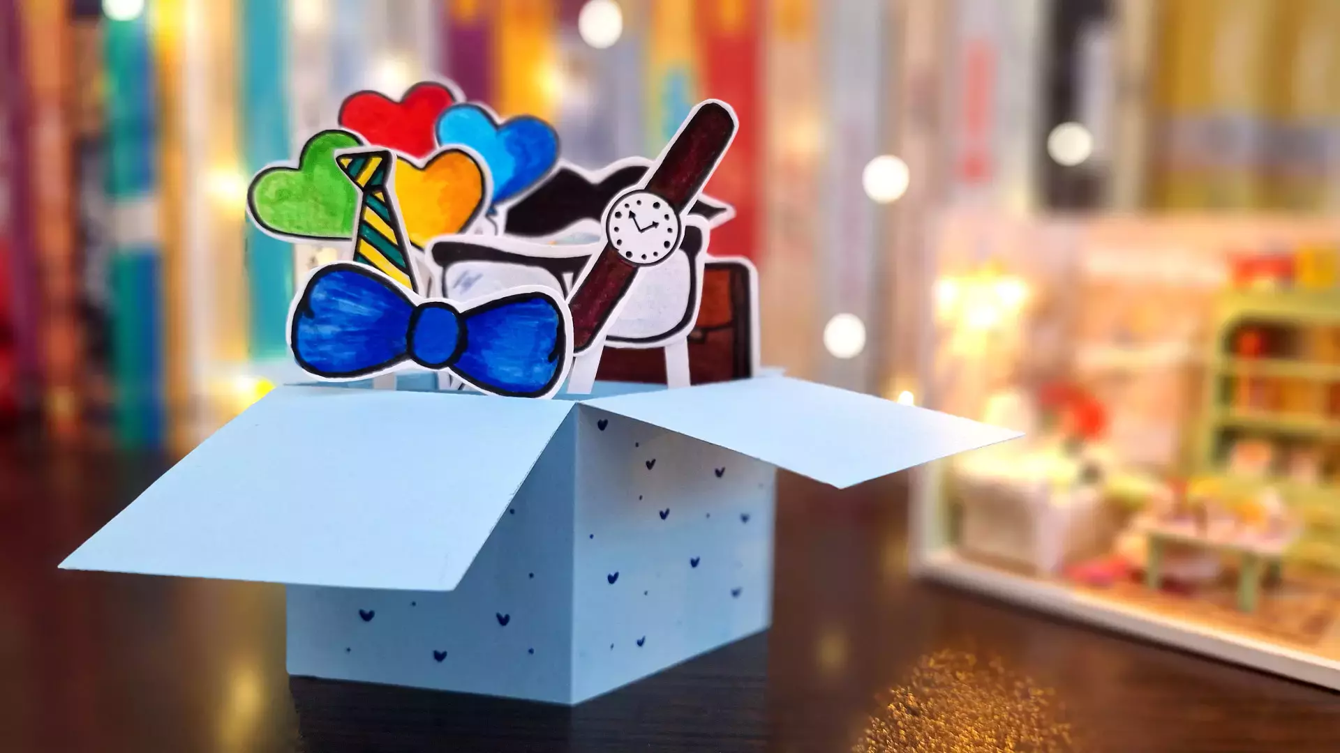 آموزش گام به گام کارت پستال سه بعدی برای جشن روز پدر