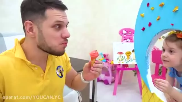 چالش‌های جذاب ایوا و مامان: لحظات شیرین کودکانه!