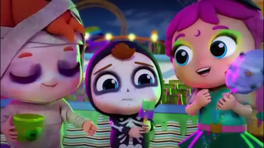 کارتون فرشته کوچولو و کارناوال هالووین | ترانه شاد کودکانه