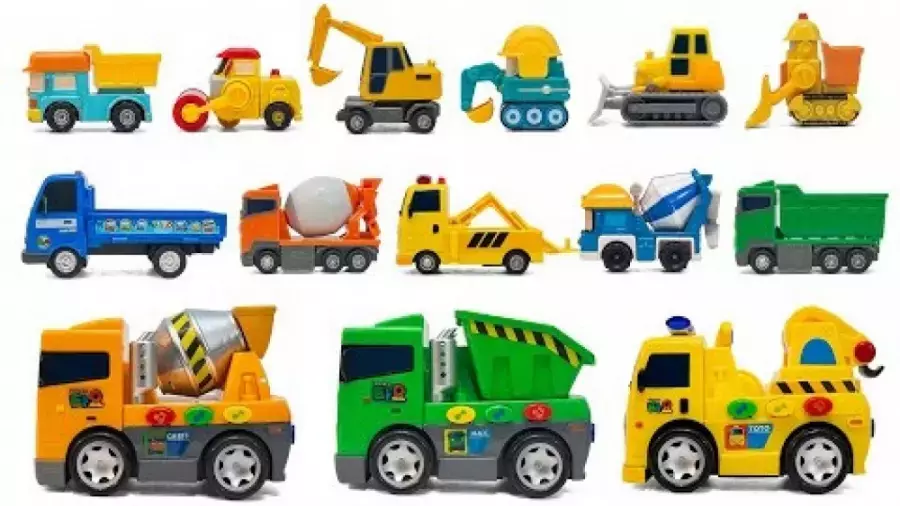 ماشین بازی جدید برای کودکان | ربوکار و تایو | شن بازی با ماشین ها