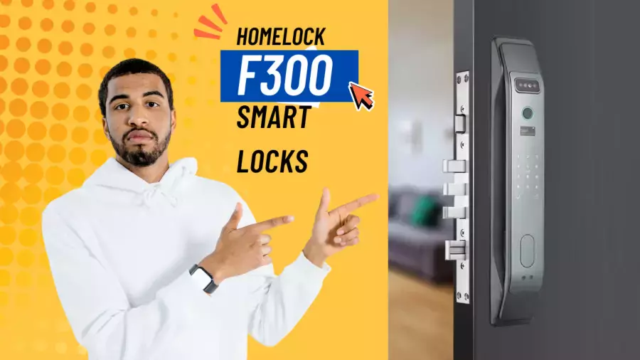 دستگیره دیجیتال HomeLock F300 | امنیت هوشمند با تشخیص چهره، اثر انگشت و اپلیکیشن 09130222025
