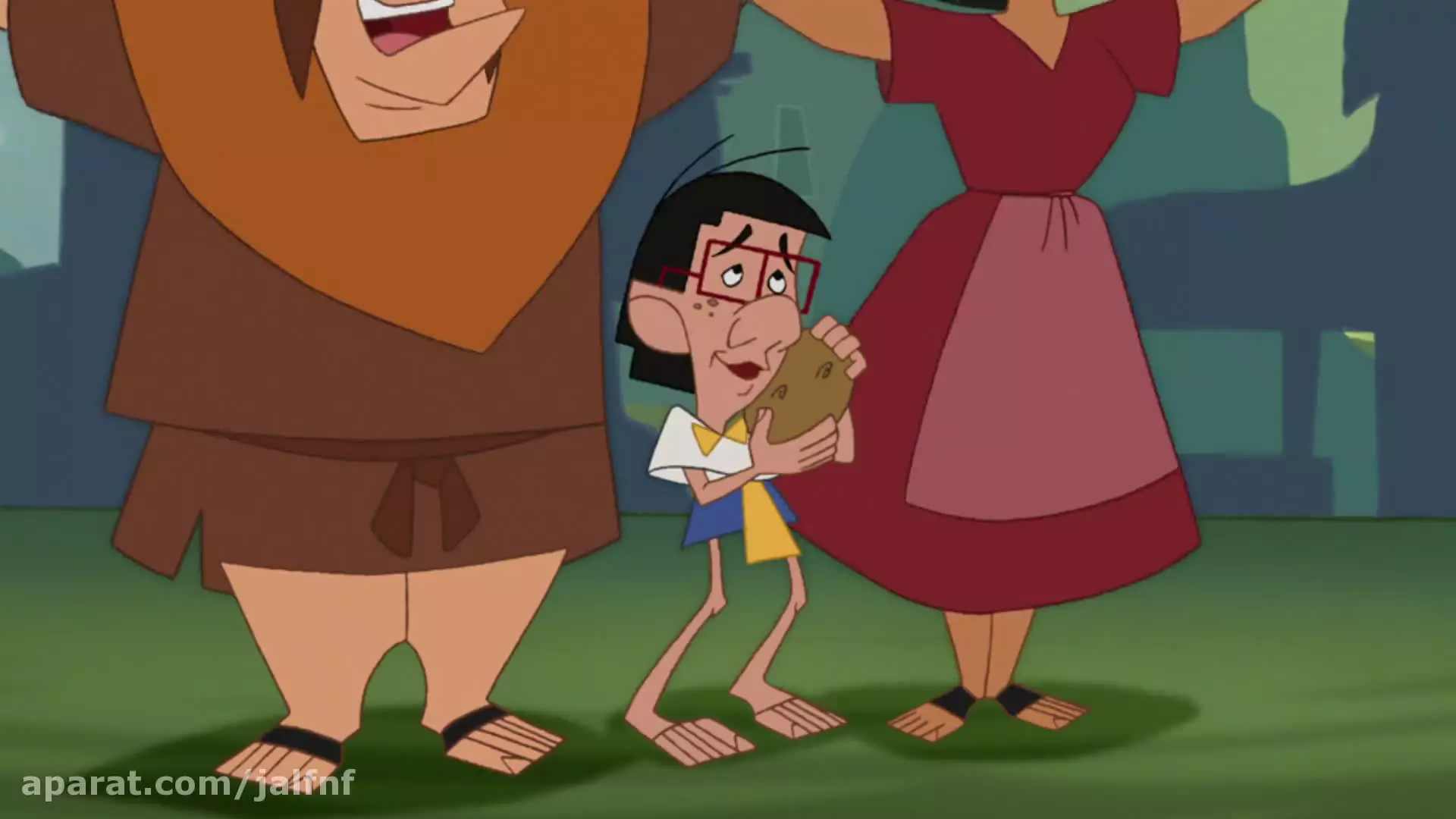 فصل دوم کارتون مدرسه جدید امپراطور قسمت اول با زبان اصلی