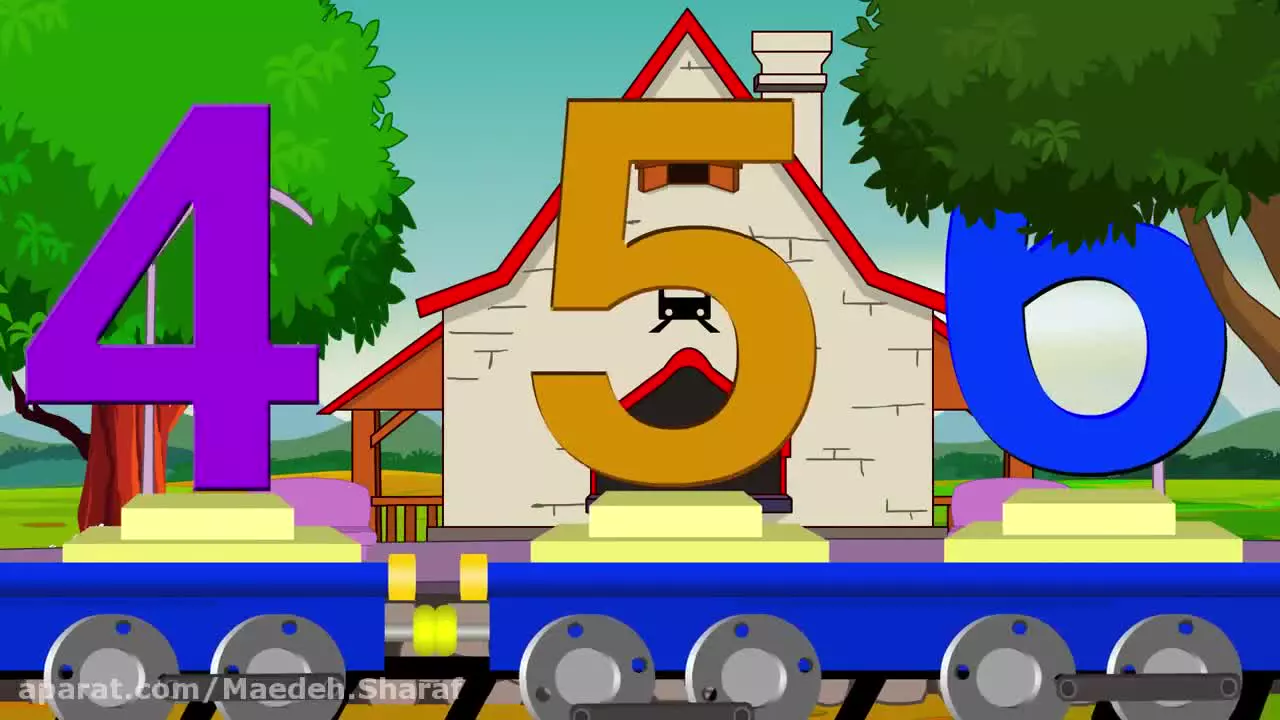 آموزش اعداد انگلیسی 1 تا 20 به کودکان با کارتون