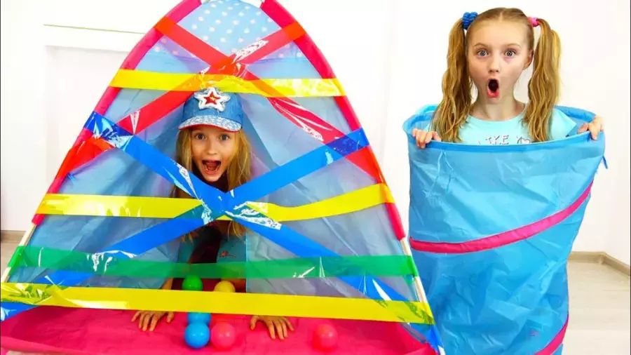 برنامه کودک لیلی | چالش بامزه در چادر جدید