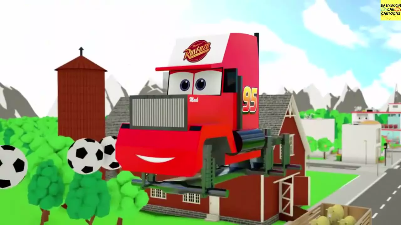 کارتون ماشین بازی | اتومبیل در مقابل تله