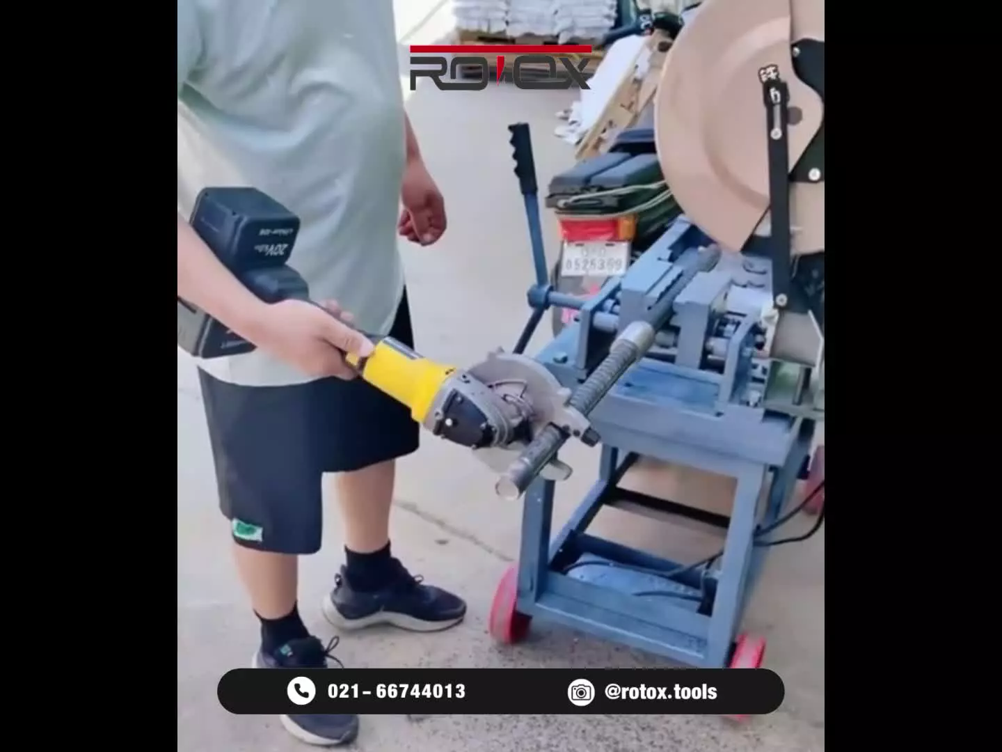 اره برش میلگرد - ابزارآلات روتوکس