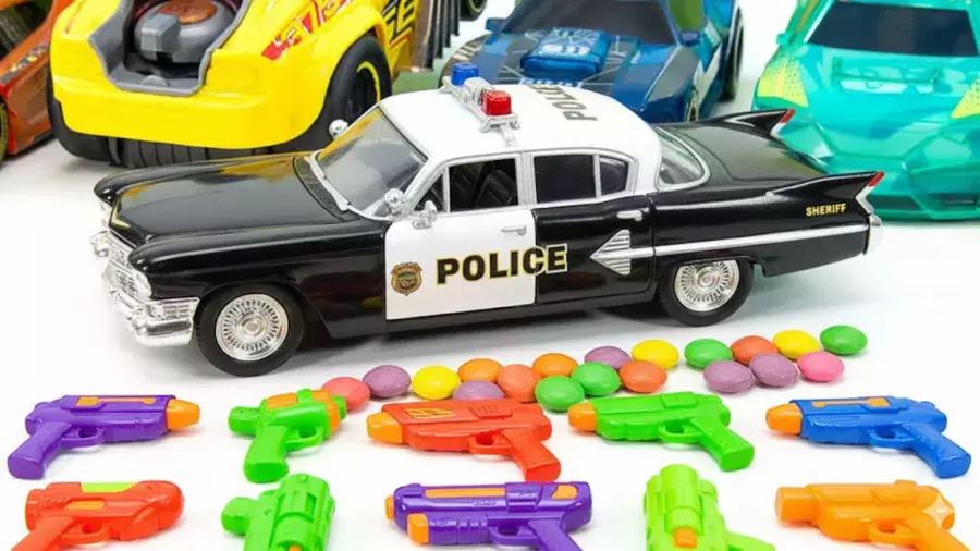 ماشین اسباب بازی کودکانه :: کارتون ماشین بازی :: ماشین های رنگی :: ماشین کودکانه