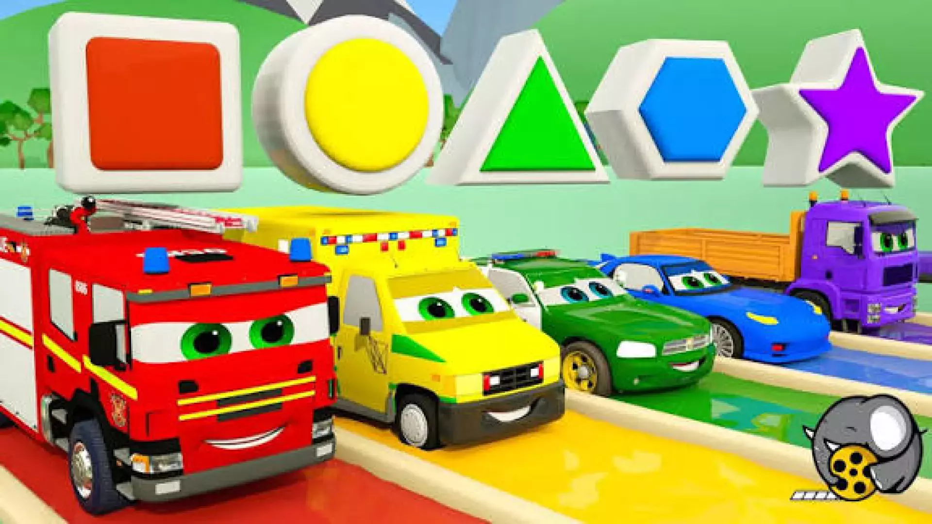 ماشین بازی کودکانه | ماشین های جدید رنگارنگ | ماشینی مسابقه ای | ماشین پلیس کودک