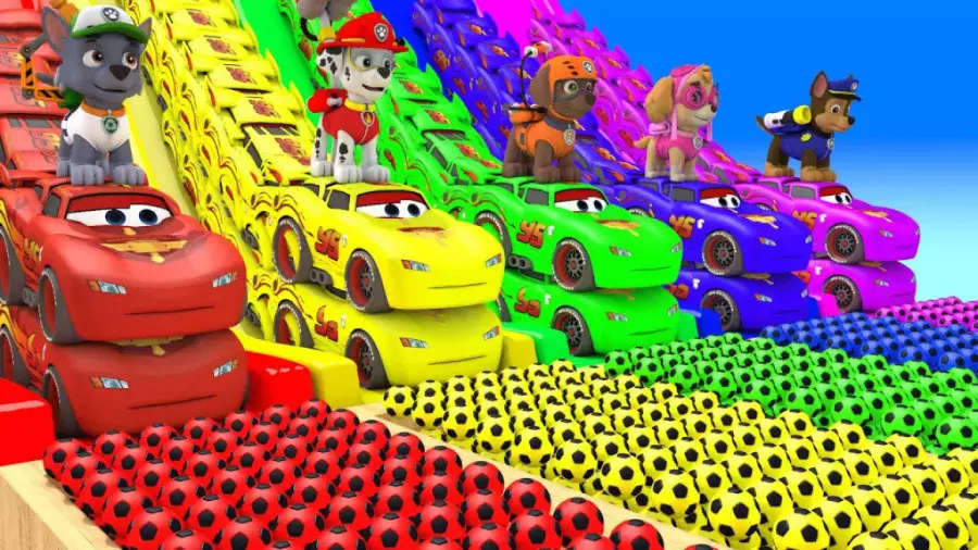 برنامه کودک ماشین ها / ماشین های رنگی / ماشین بازی / ماشین های کارتونی