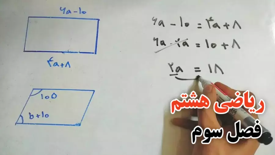 آموزش ریاضی هشتم فصل ۳ | چند ضلعی ها