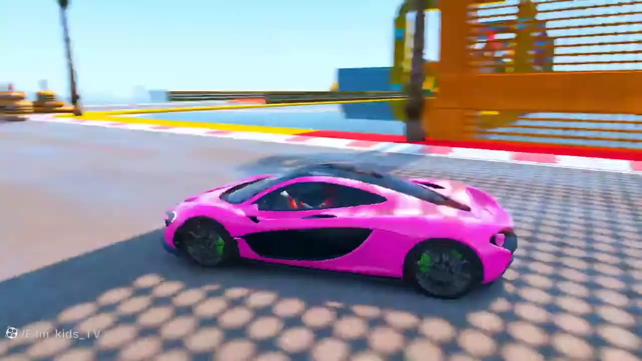 موتور سواری مردعنکبوتی - ماشین بازی اسپایدرمن - مسابقه ماشین بازی