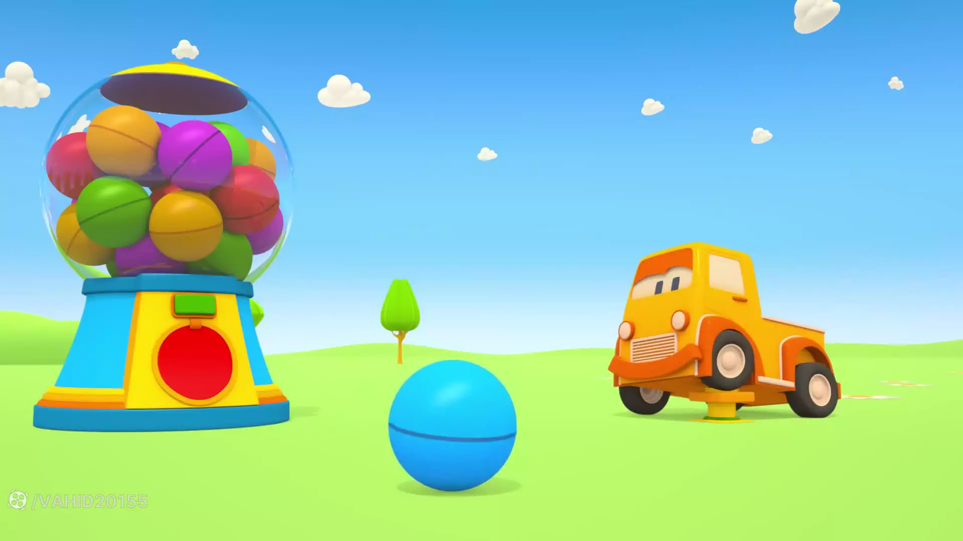 انیمیشن ماشین ها، وسایل نقلیه کامیون و جرثقیل کودک، کارتون ماشین بازی