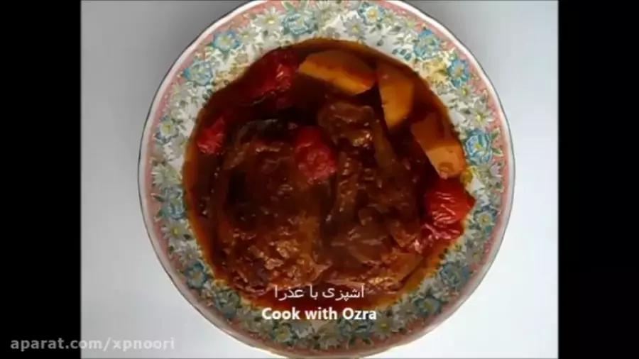 آموزش خورشت بادمجان ساده بدون گوشت