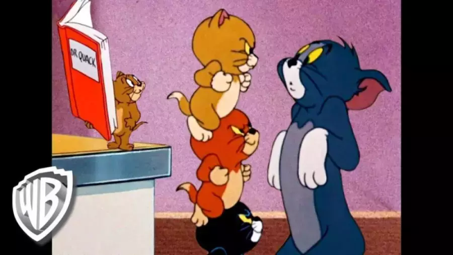 کارتون تام و جری کوتاه : تنها نبودن در خانه