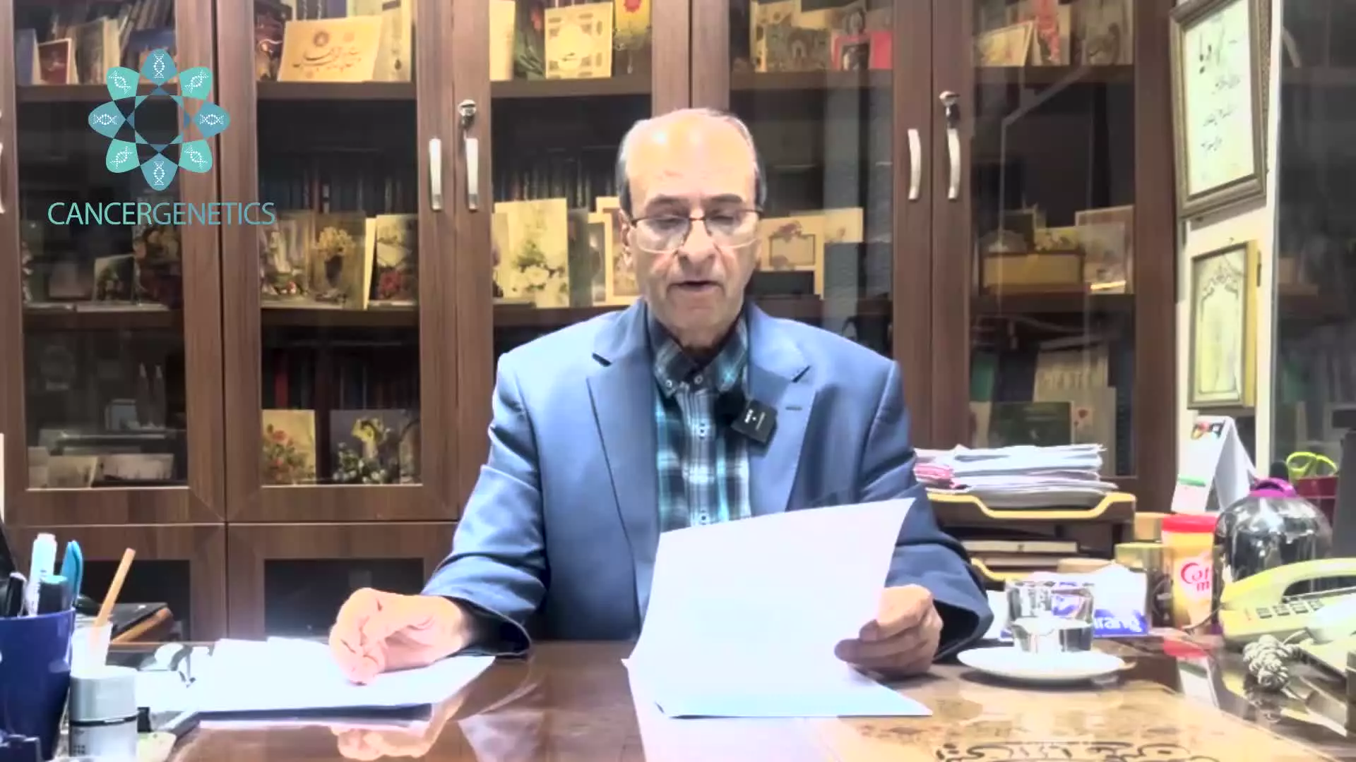 سخنرانی پروفسور محمدرضا نوری دلویی ریاست دومین کنگره بین المللی ژنتیک سرطان