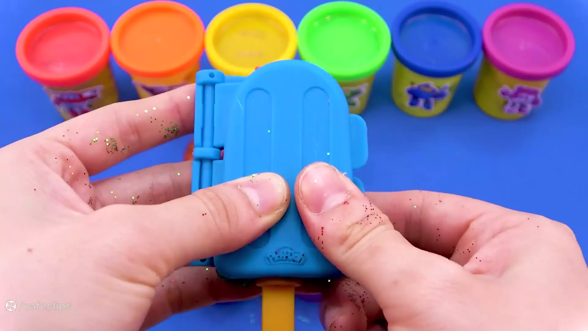 برنامه کودک خمیربازی - طرز تهیه آب نبات و بستنی گرد با خمیربازی و برش ASMR