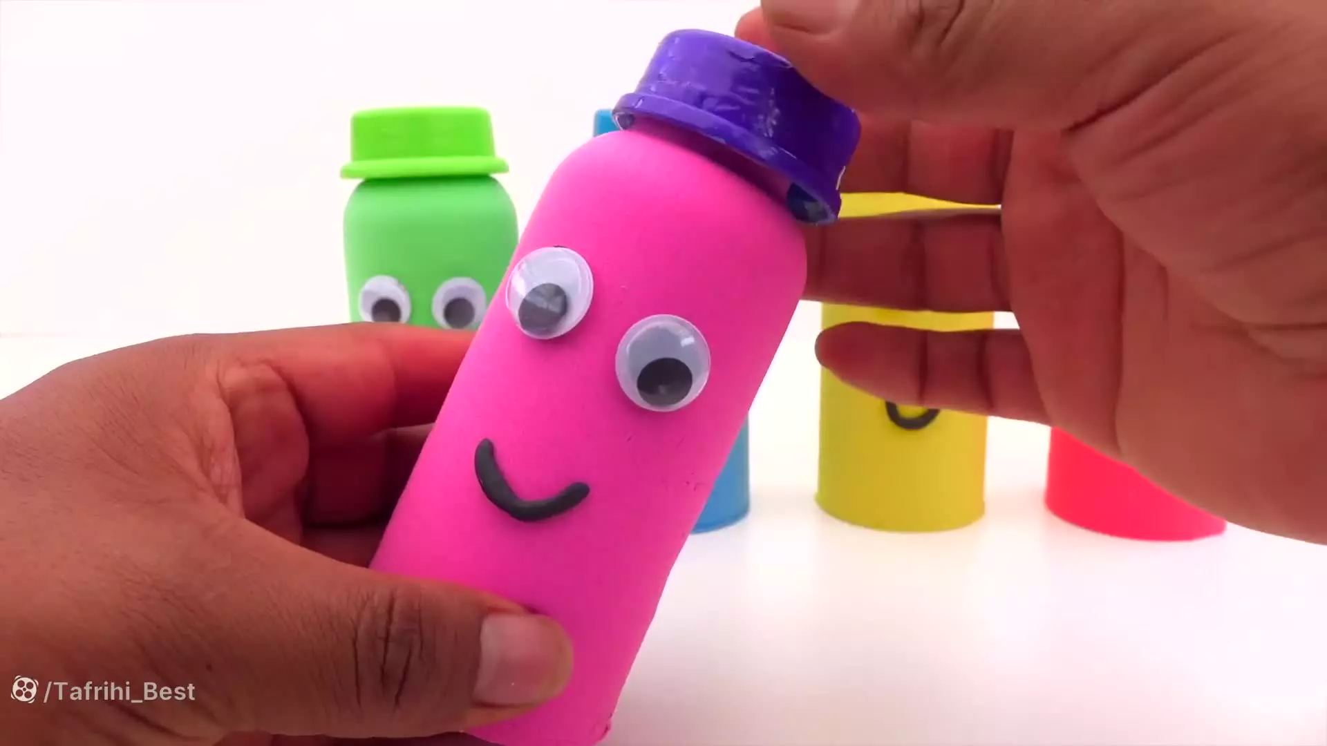 خمیر بازی کودک | شیشه شیر کودک | بازی سرگرمی کودک