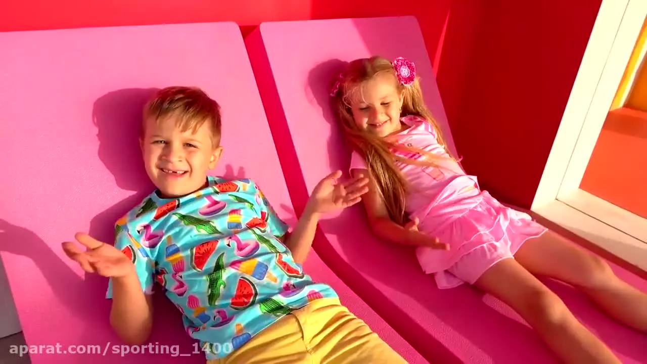 برنامه کودک دیانا و روما : داستان بازی سرگرمی با پدر و مادر