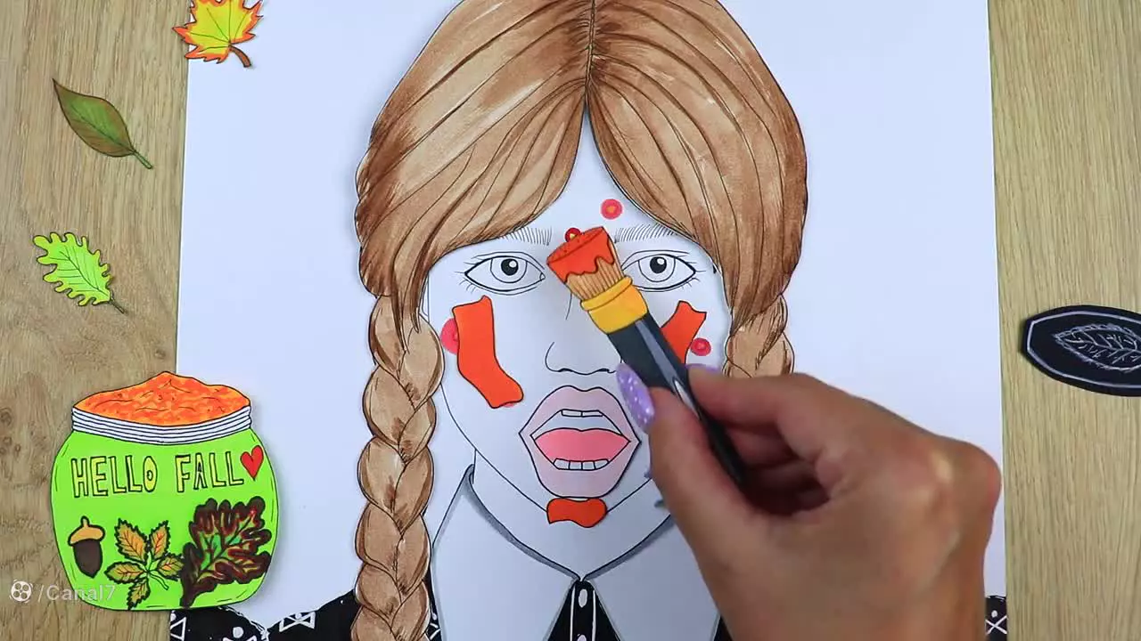 شگفتی‌های آرایش کاغذی: چالش اسمر ونزدی آدامز!