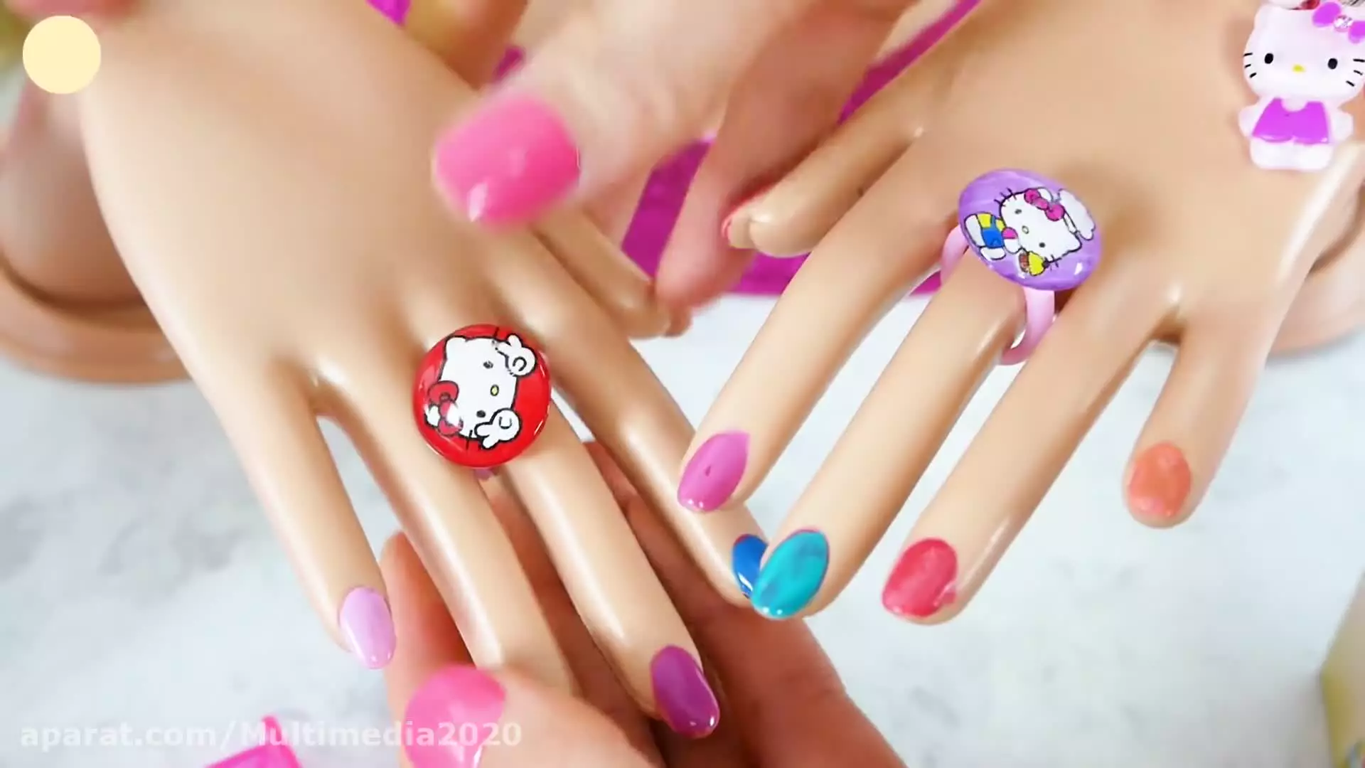 کارتون دخترانه باربی: ست آرایش جذاب برای دختران کوچک