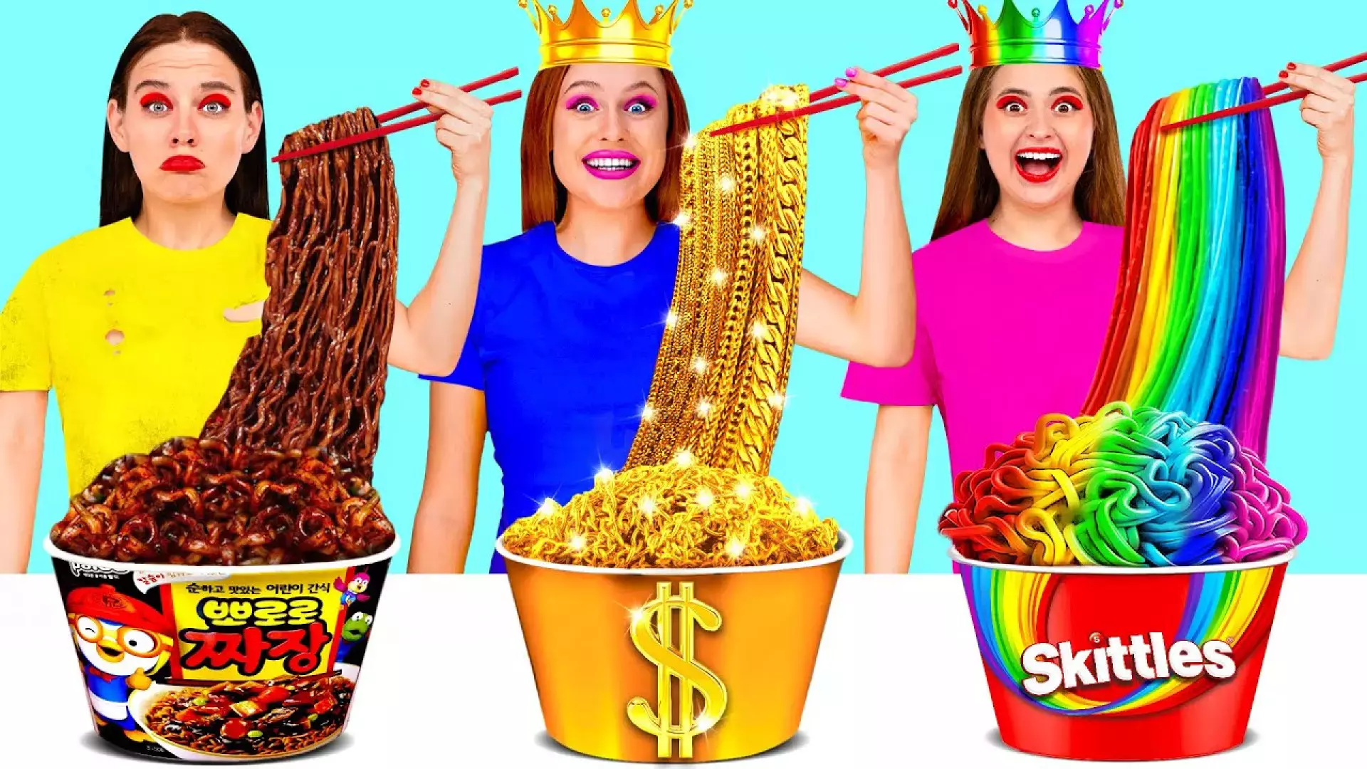 چالش غذاهای عجیب و ناشناخته /چالش دسر های کوچک وزیبا