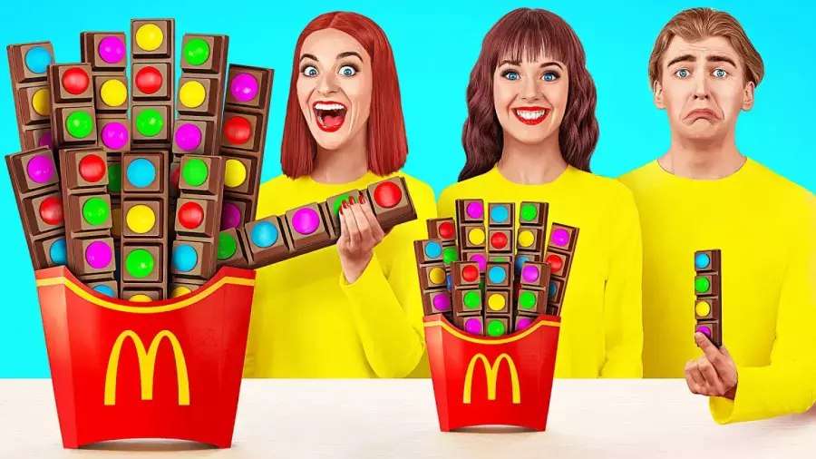 چالش غذایی خنده دار ؛ موکبانگ مولتی دو , چالش خوردنی شکلاتی ، چالش بانوان سرگرمی