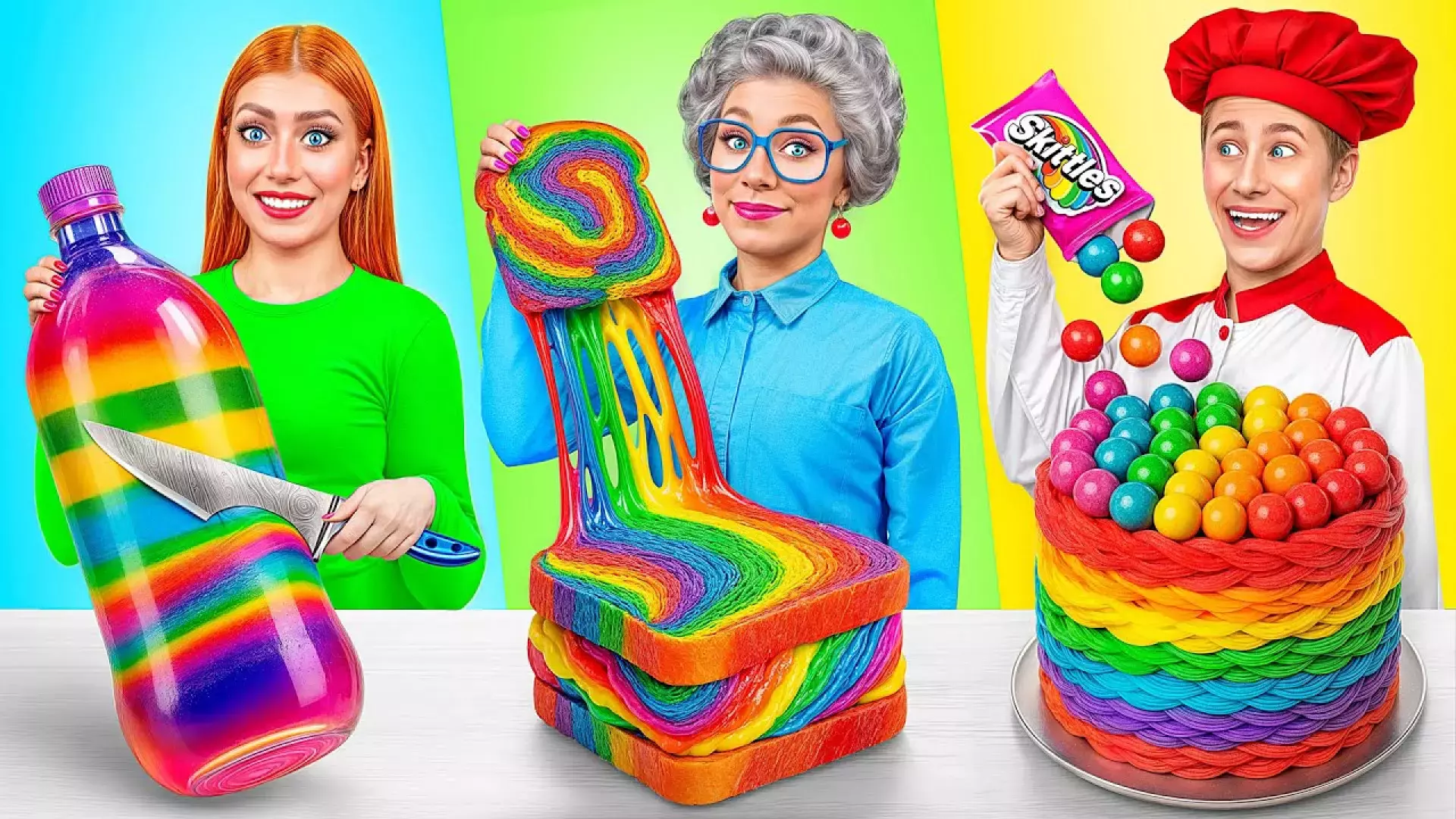 چالش جدید مغلطه ، چالش خوراکی 123go ، دختر با خنده های شیطانی