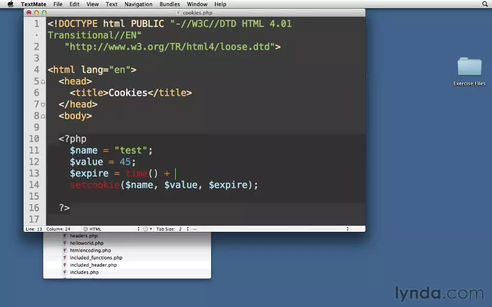 074 - تنظیم مقادیر کوکی