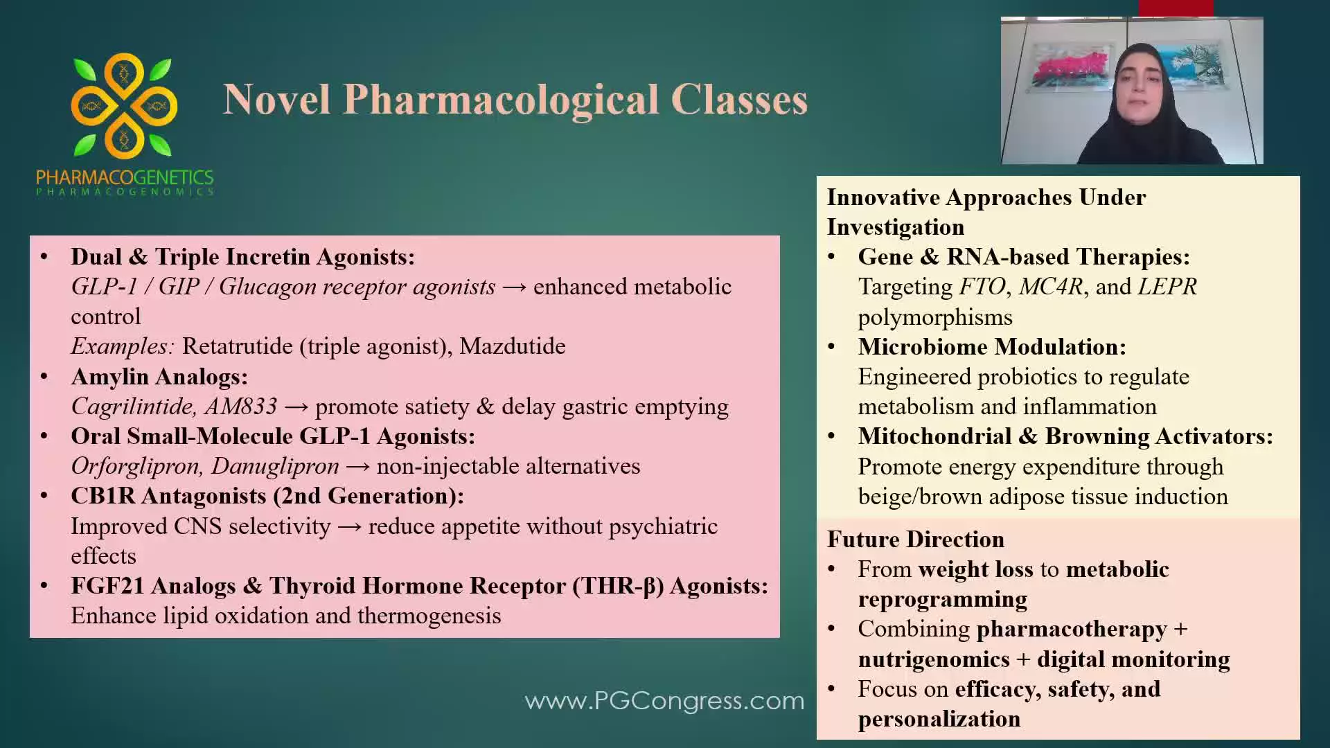 سخنرانی دکتر غزاله اسلامیان در دومین کنگره بین المللی فارماکوژنتیک
