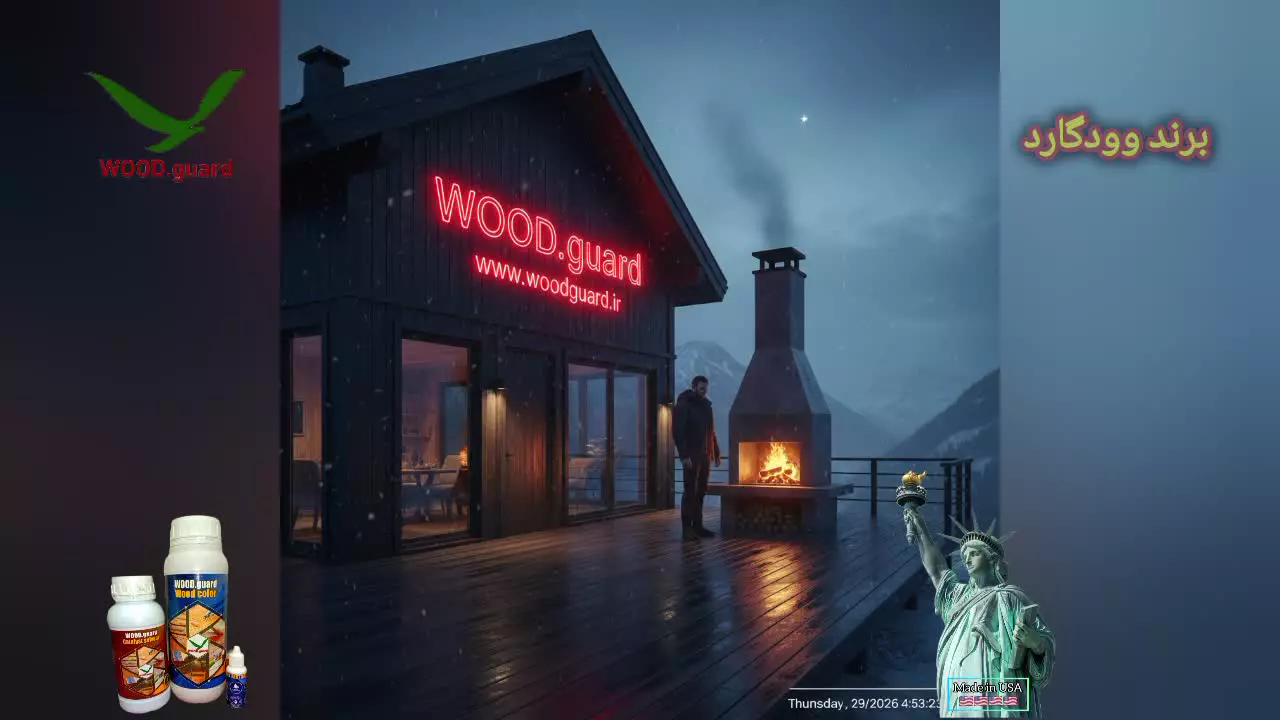 رنگ نما چوبی مقاوم در برابر رطوبت | رنگ وودگارد WOOD.guard