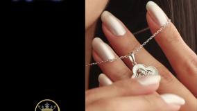 انواع گردنبند نقره زنانه شیک و خاص