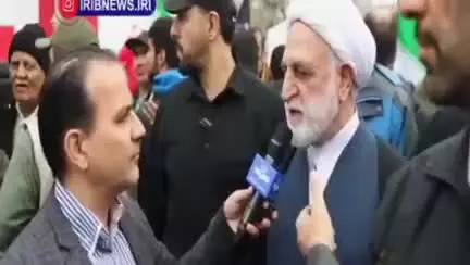 رئیس قوه قضاییه در راهپیمایی ۲۲ بهمن