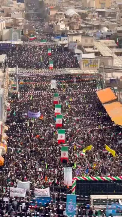 گوشه‌ای از عظمت راهپیمایی ملی مردم قم