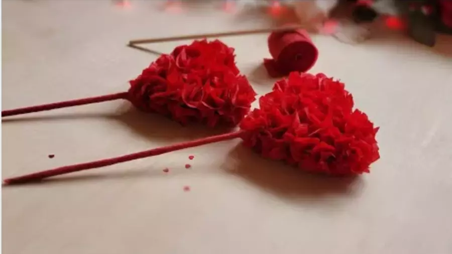 کاردستی ویژه ولنتاین : قلب شیک برای تبریک روز ولنتاین
