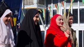 مراسم جشن نیمه شعبان در دبستان پسرانه پرتو امید با حضور رزیتا دغلاوی نژاد (خاله فرشته مهربون)
