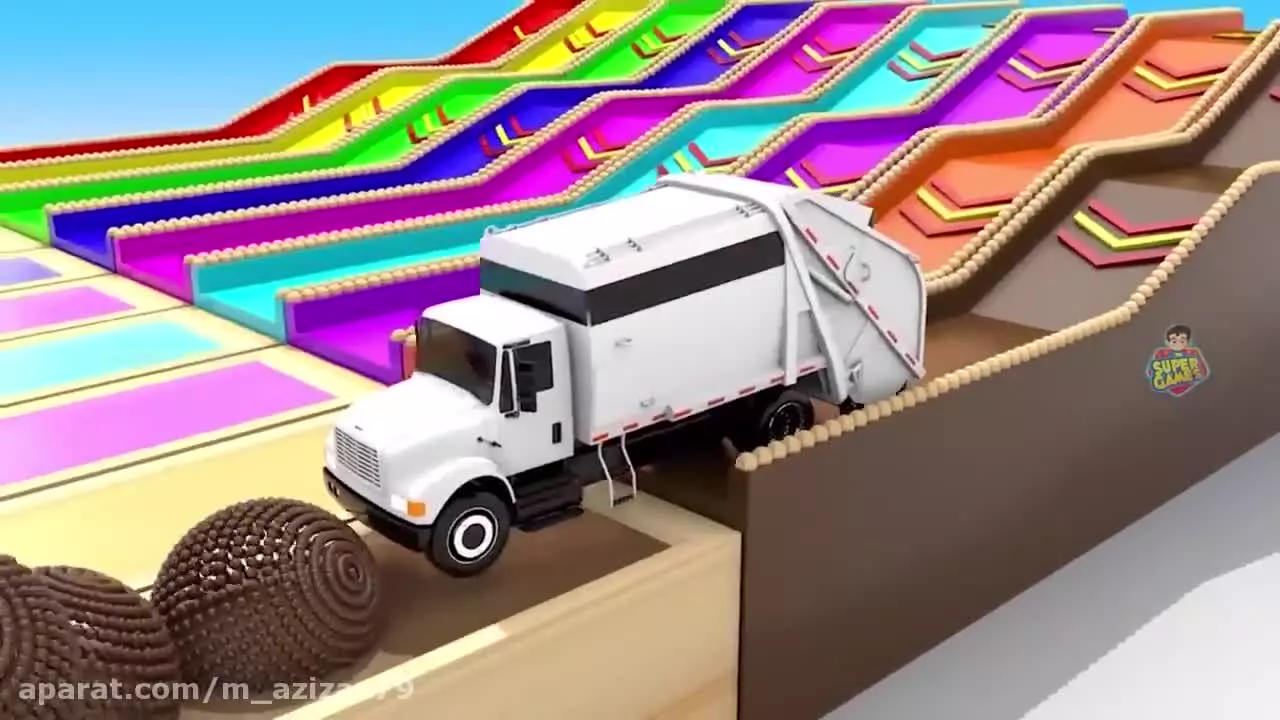 ماجراجویی در دنیای ماشین‌های رنگی: یادگیری و سرگرمی برای کودکان!