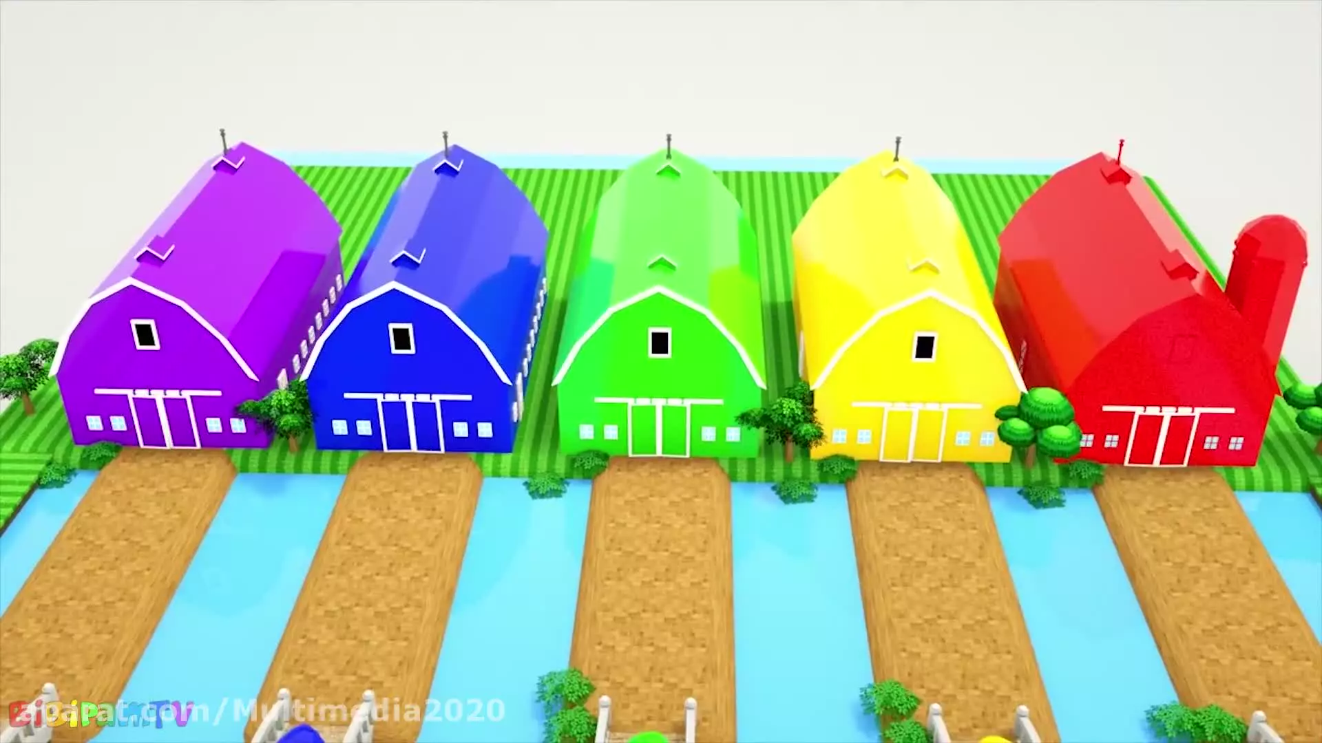 کارتون ماشین های رنگی برای کودکان | ماشین های مک کویین