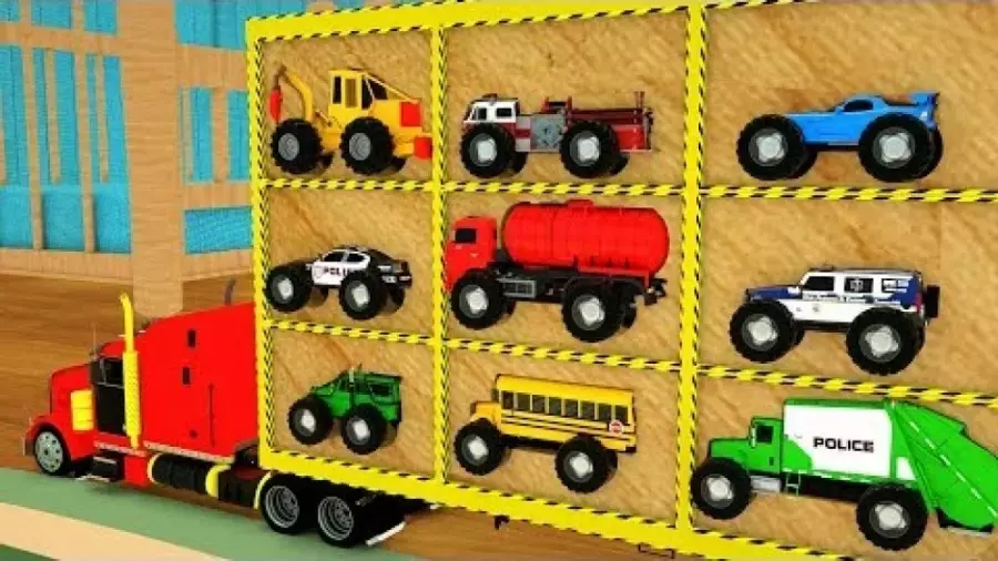 کارتون ماشین های رنگی : داستان چرخ های میوه‌ای