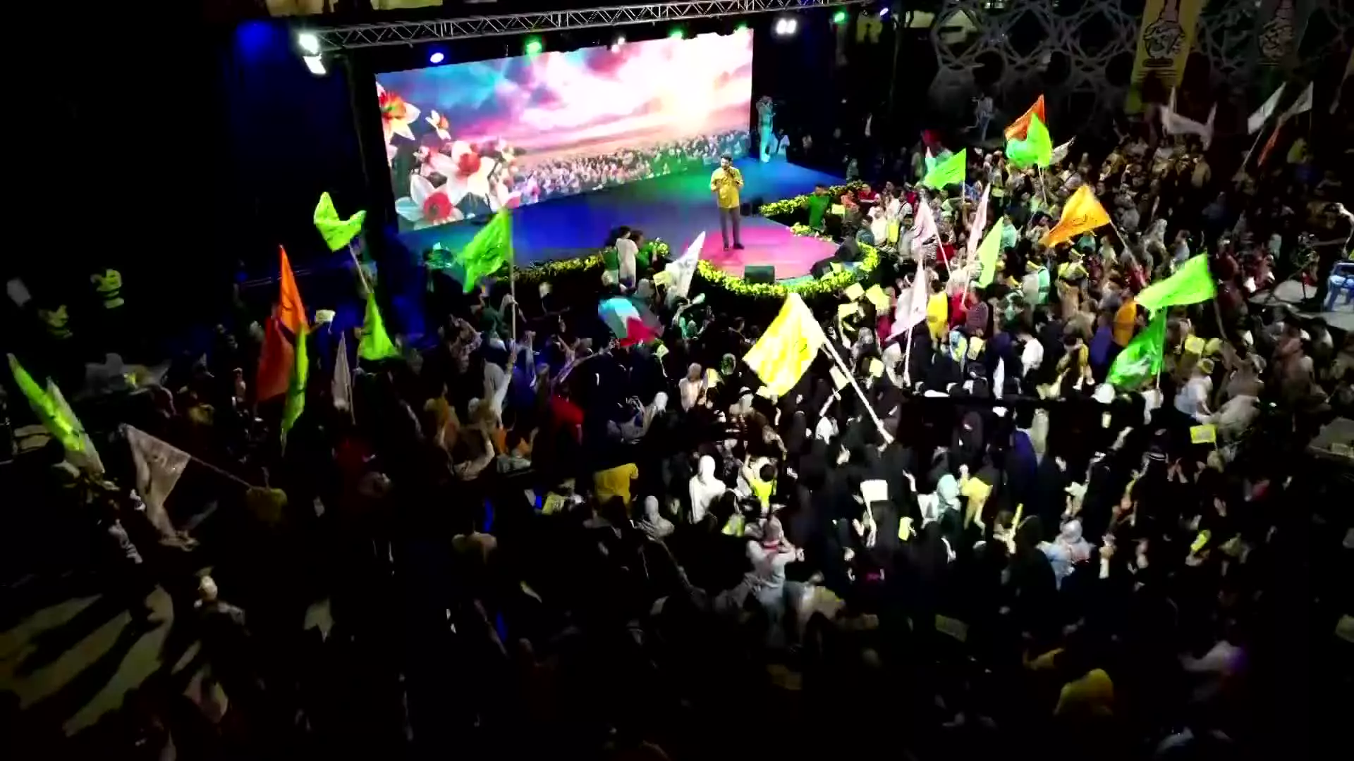 اجرای موسیقی کربلایی علی اکبر حائری - طاووس اهل جنت در مراسم عید بیعت 1403