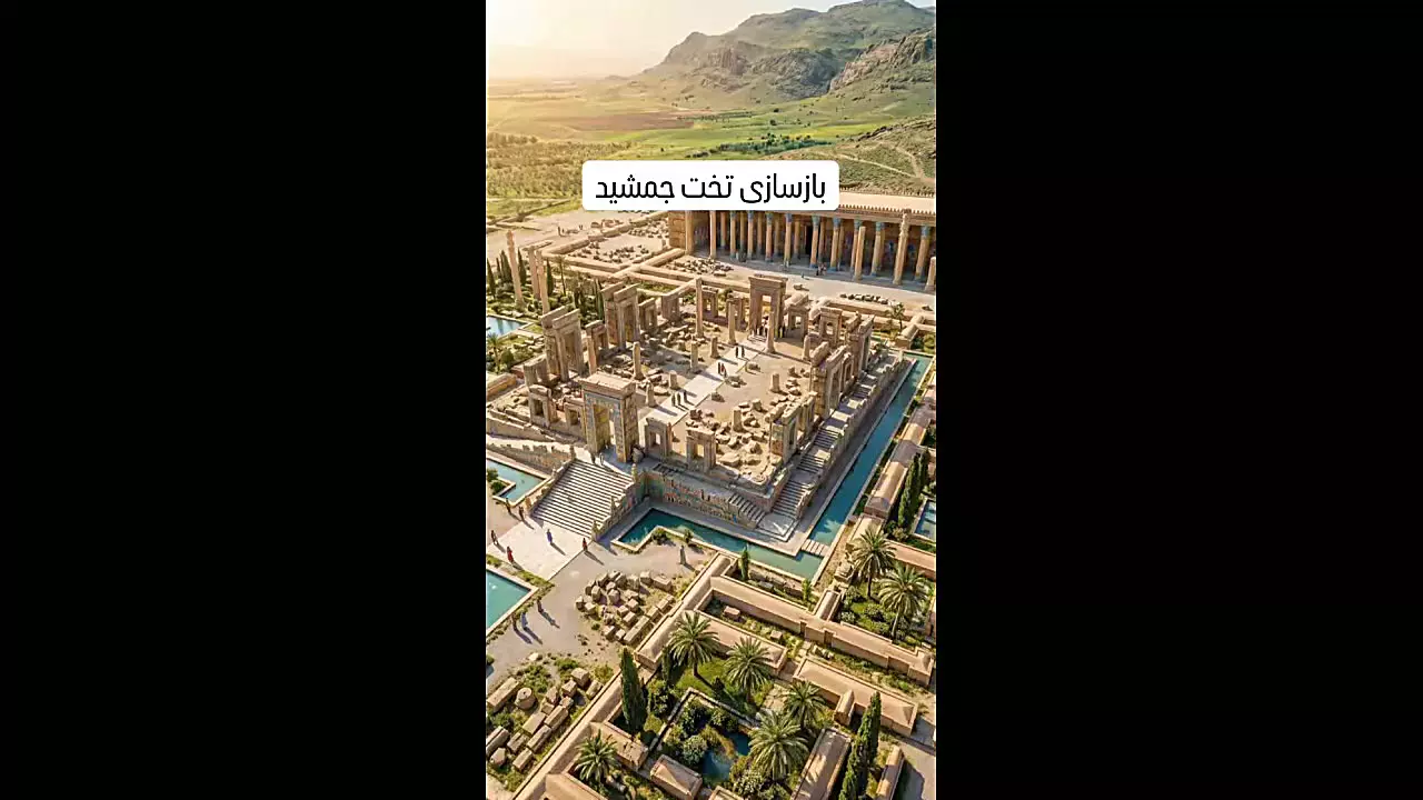 بازسازی تخت جمشید با فناوری هوش مصنوعی