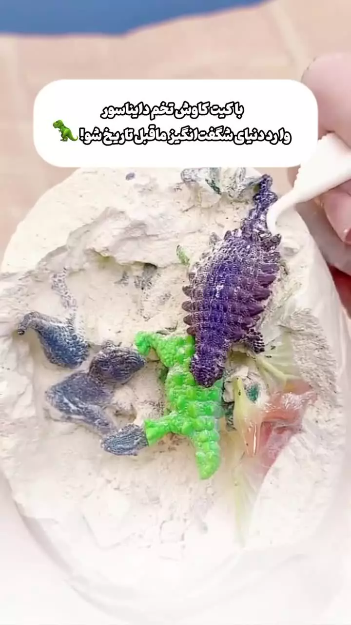 کیت کاوش تخم دایناسور