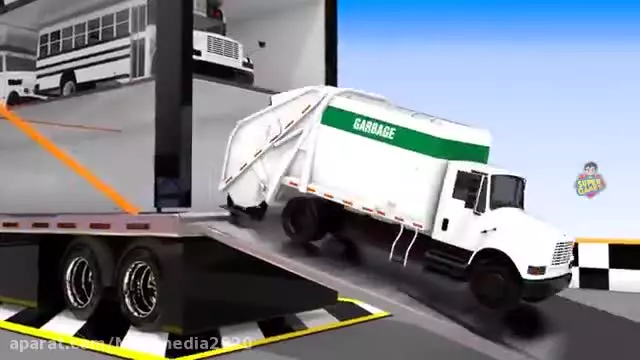 کارتون ماشین‌های رنگی: داستان‌های جذاب ماشین‌های سفید