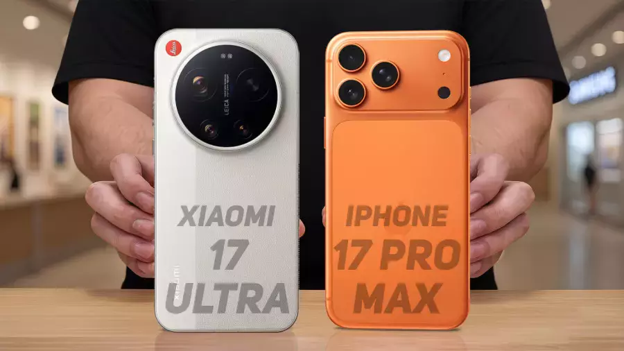 مقایسه گوشی شیائومی 17 اولترا و آیفون 17 پرومکس