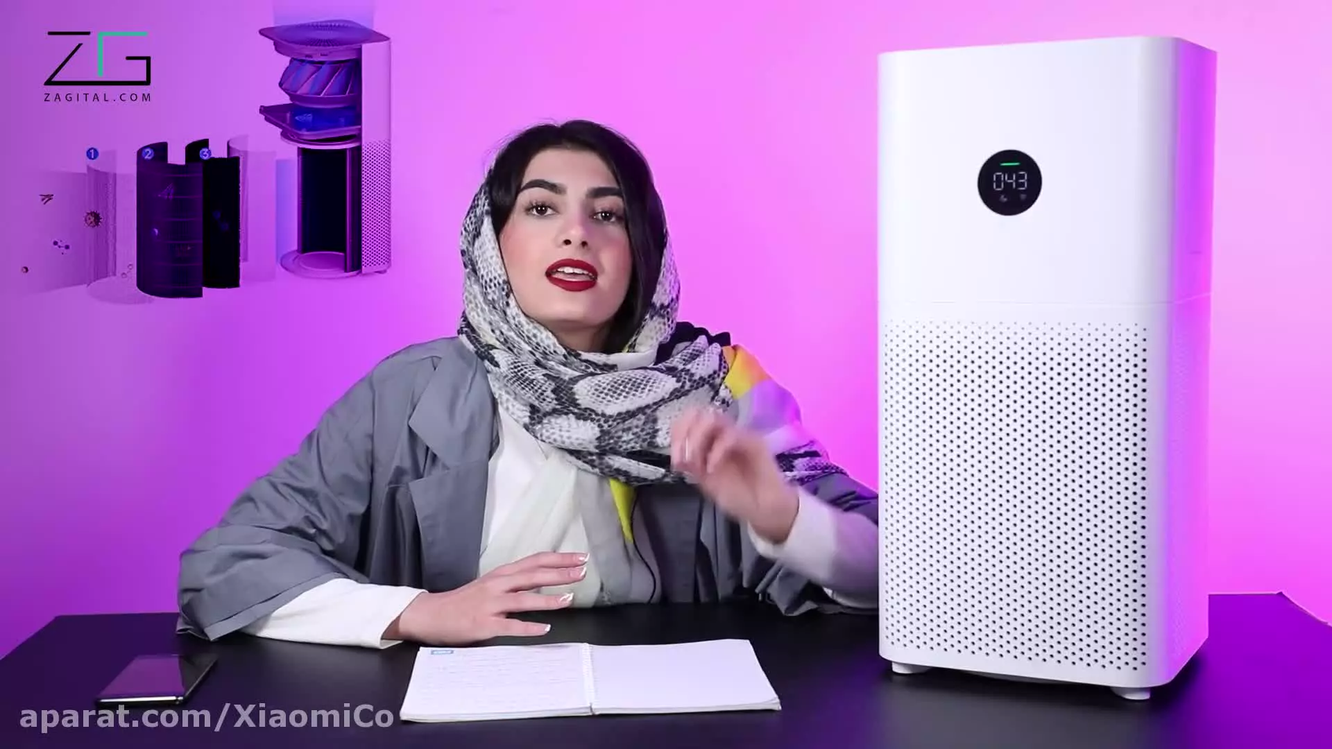 بررسی دستگاه تصفیه هوای شیائومی مدل Mi Air Purifier 3C