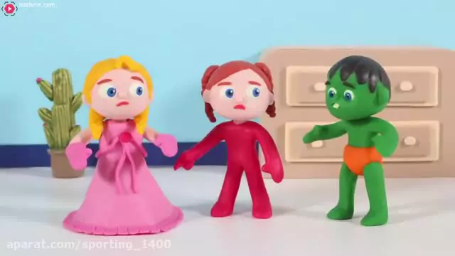 شگفتی و انگیزه در کارتون خمیربازی